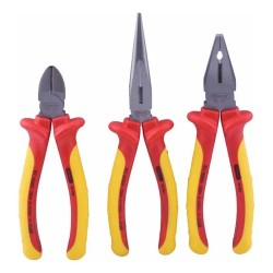 ALICATE STANLEY MANGO AISLADO 1000 V - JGO 3 PZAS (OF)